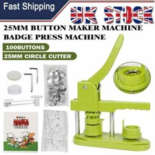 25mm Badge Maker Machine
