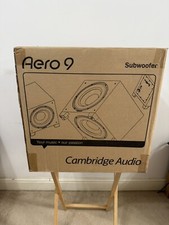 Cambridge Audio Aero 9 Subwoofer 500 Watts Output Black- Boxed Mint Condition