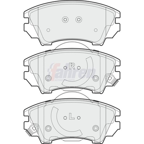 Brake pads set - brake,