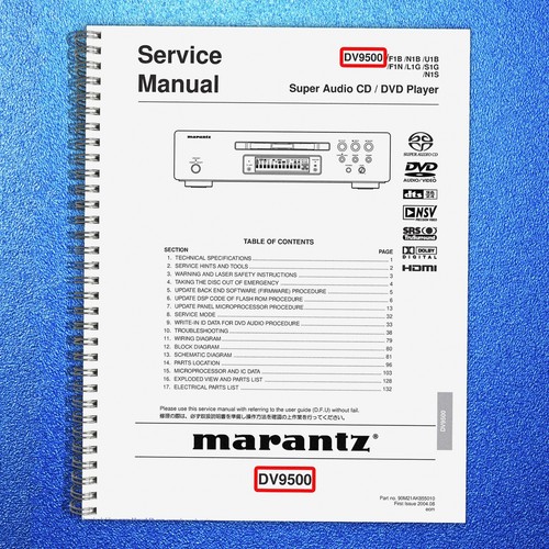 Marantz dv9500 super audio - marantz, cd