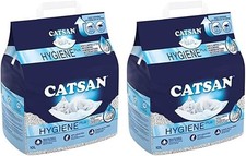 Catsan Non-Clumping Cat Litter – 100% Natural, Absorbent, 10L Pack of 2