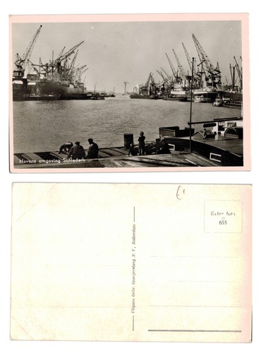 Postcard schiedam docks - postcard,