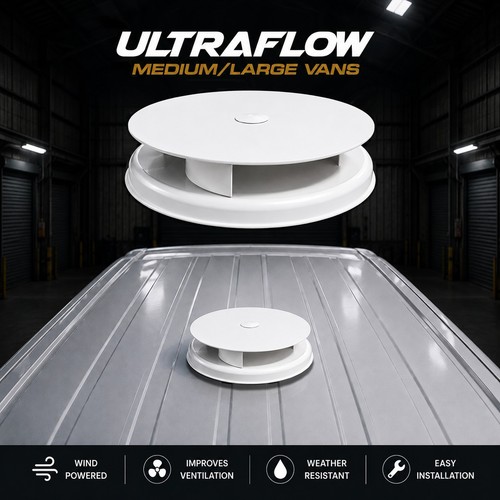 White rotary van roof - roof, air
