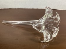 Vintage Hand Blown Art Clear