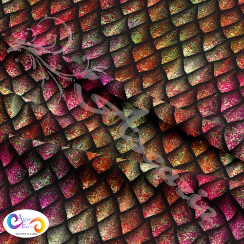 Dragon scales 100 cotton - dragon,