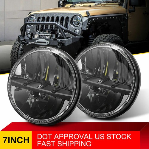 Round led headlights - led,