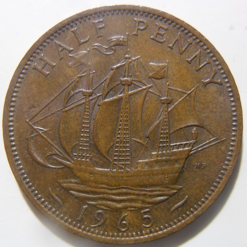 Half penny 1965 coin fair - 1965,