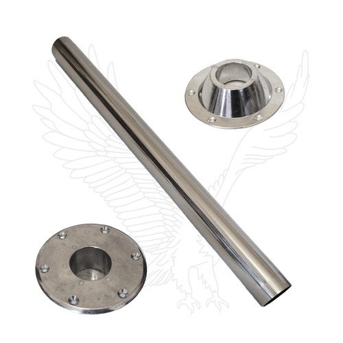 Campervan chrome island table - campervan,