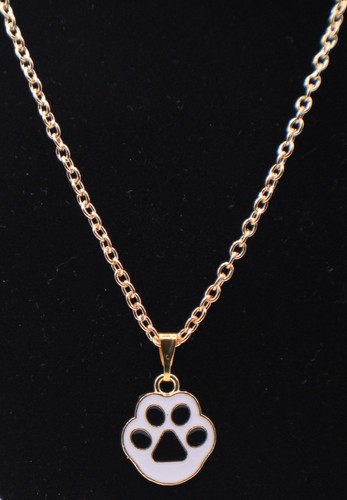Gold plated enamel - gold, pendant