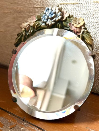 Antique english barbola floral - barbola,