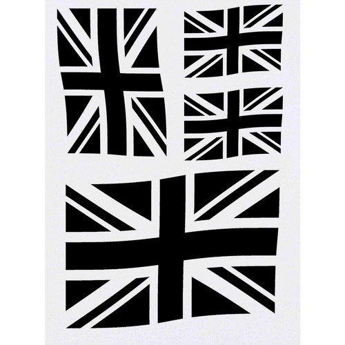 Waving union jack flag - 'waving,