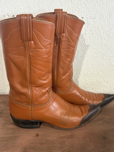 Vtg tony lama black label - lama,