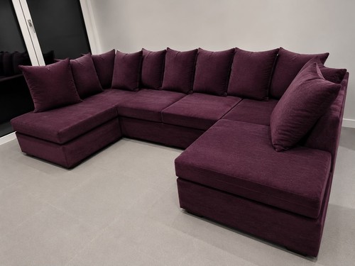 Seater shape sofa with - u,