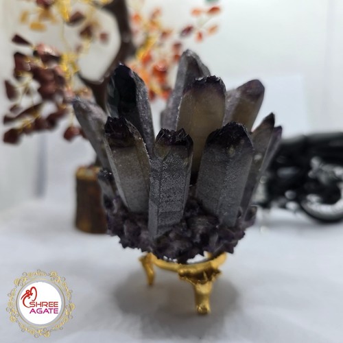 Amethyst cluster quartz - amethyst,