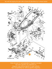 Yamaha bracket footrest 1 - bracket,,