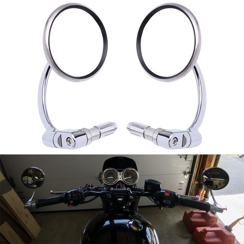 Chrome motorcycle bar end - chrome,