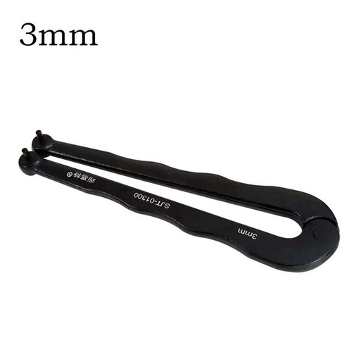 Black finish adjustable pin - black,
