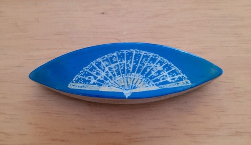 Wood tatting shuttle by - wood, shuttle.