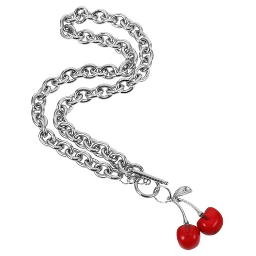 Small cherry necklace stylish - ,