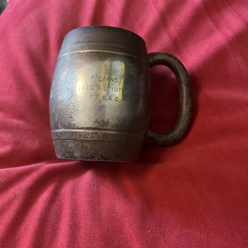 Vintage brass mug - vintage,