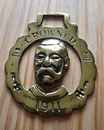 Brass horse brasses plaque - horse,