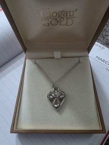 Clogau gold heart pendant - gold,