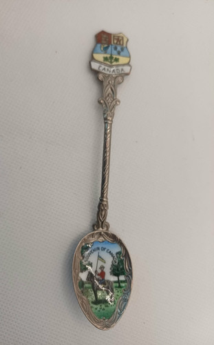 Souvenir teaspoon cananda - -,
