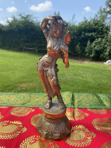 Brass hindu goddess - brass,