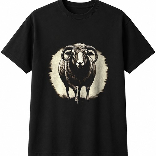 Graphic suffolk sheep farm - graphic,