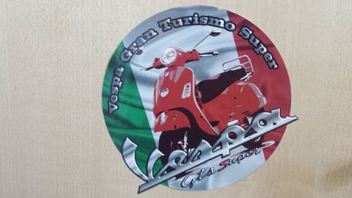 Vespa printed sticker decal - vespa,