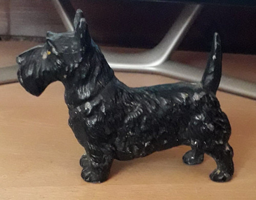 Metal scottish terrier dog - metal,