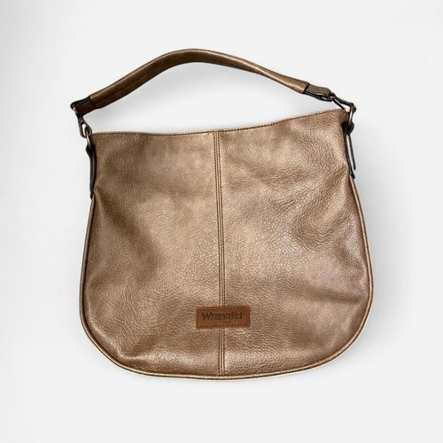 Tan leather wrangler shoulder - leather,