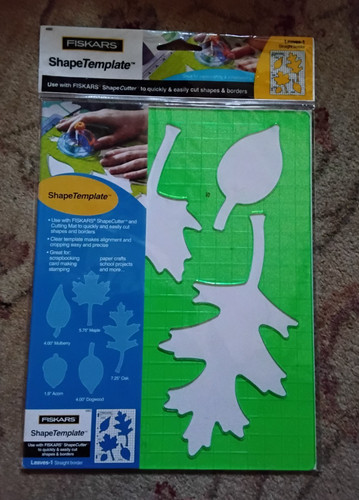 Fiskars shape template leaves - fiskars, template-