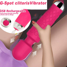Dildo vibrator wand - 7.9",