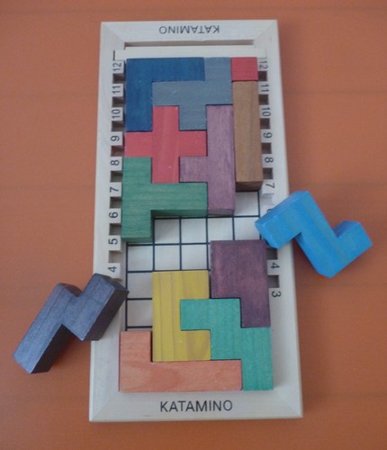 Katamino board game wood - katamino,