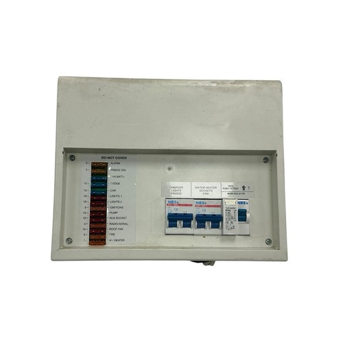 Elddis control panel 230v 12v - panel,
