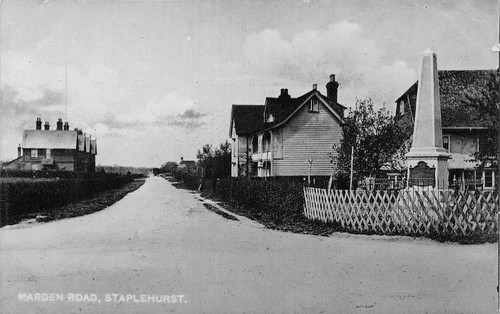 Postcard kent staplehurst - ,