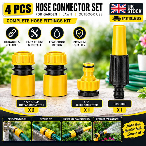4pcs garden hose connector - garden,