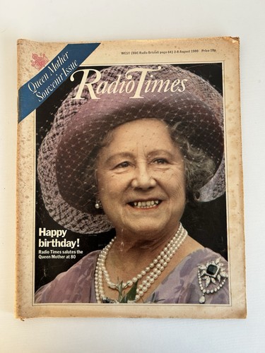 Radio times 8th aug 1980 - radio,