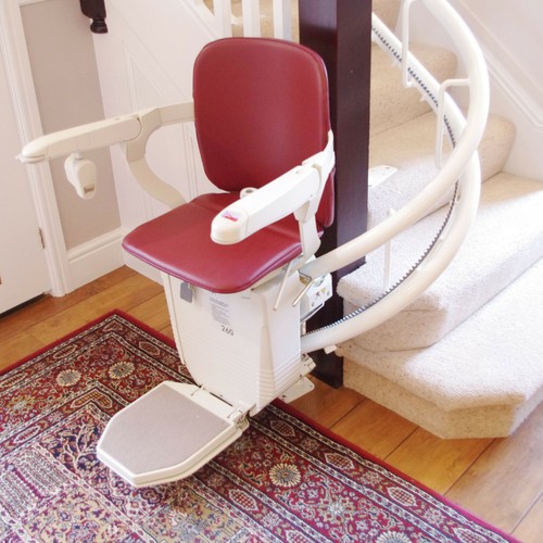 Stannah curved stairlift - curved, +