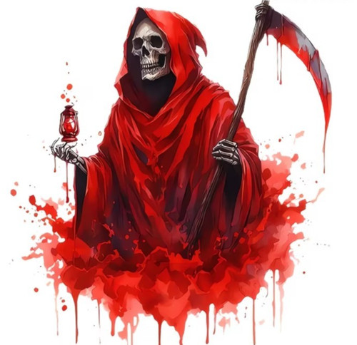 Red grim reaper - grim, vinyl