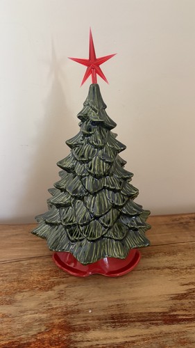 Ceramic christmas tree - christmas,