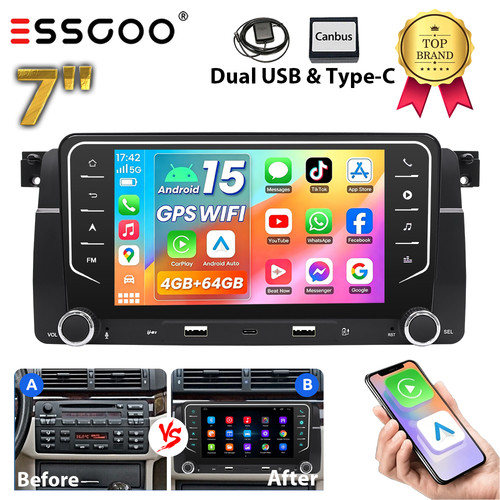 64g android car stereo - 4+64g, 15