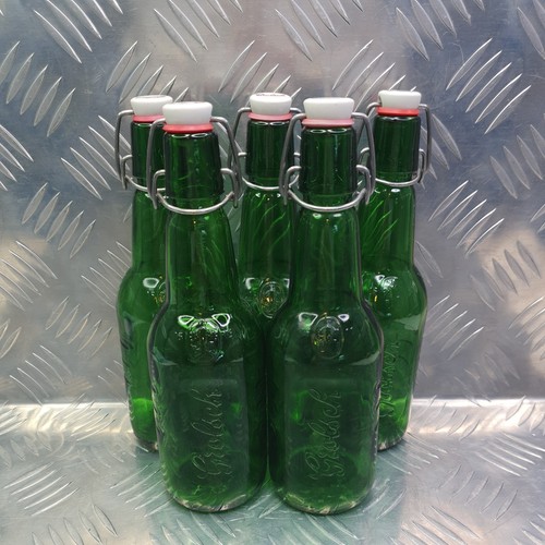 Grolsch green swing top - green, x5
