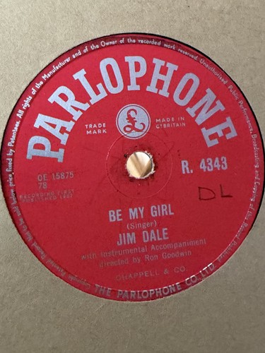 Jim dale girl parlophone - dale, be