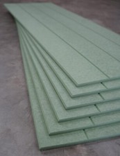 Grooved mdf wall - v,