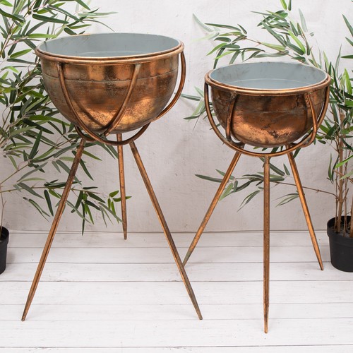 Large gold metal - gold, tall