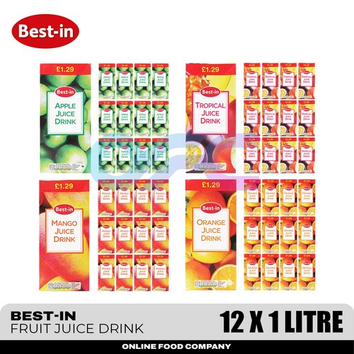 Bestin fruit juice drink - fruit, 12