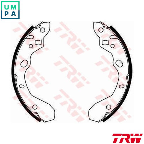 Brake shoe set gs8661 - set,