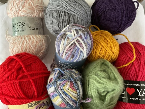 Job lot 730g knitting wool - job, lot.